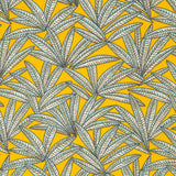 Cotton Poplin Yellow Cannabis - Ribes y Casals