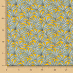 Cotton Poplin Yellow Cannabis - Ribes y Casals