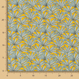 Cotton Poplin Yellow Cannabis - Ribes y Casals