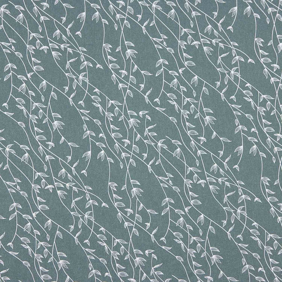 Green Ginkgo Leaf Cotton Poplin - Ribes y Casals