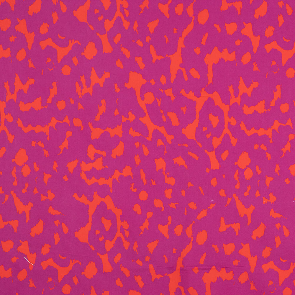 Cotton Poplin Fuchsia Leopard - Ribes y Casals
