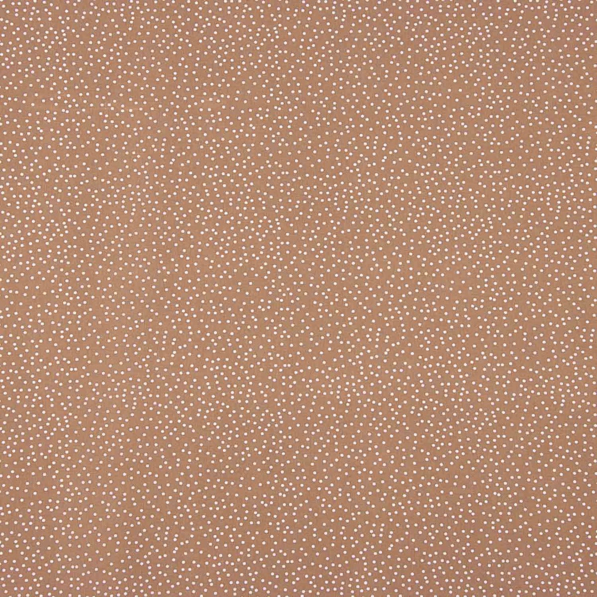 Cotton Poplin – White Polka Dots on Brick Red - Ribes y Casals