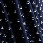 Marine Cotton Poplin Anchor - Ribes y Casals