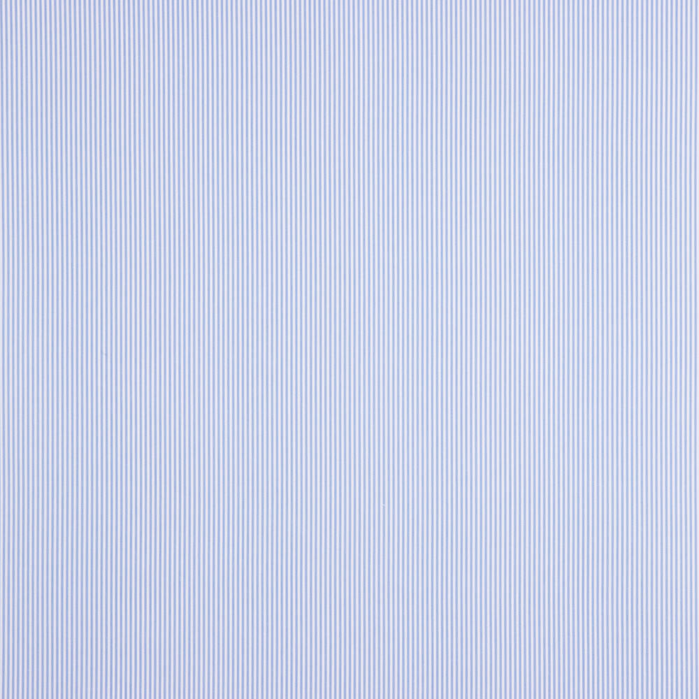 Children&#39;s Organic Cotton Poplin Mini Blue Stripe - Ribes y Casals