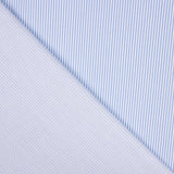 Children&#39;s Organic Cotton Poplin Mini Blue Stripe - Ribes y Casals