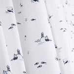 Retal Popelín Algodón Orgánico Naútico 130x150 cms - Ribes y Casals