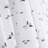 Retal Popelín Algodón Orgánico Naútico 130x150 cms - Ribes y Casals