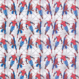 Popelín Algodón Hombre Araña Blanco - Ribes y Casals