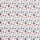 Cotton Poplin Tattoo Fabric - Ribes y Casals