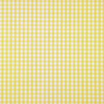 Popelín Algodón Orgánico Vichy Amarillo - Ribes y Casals