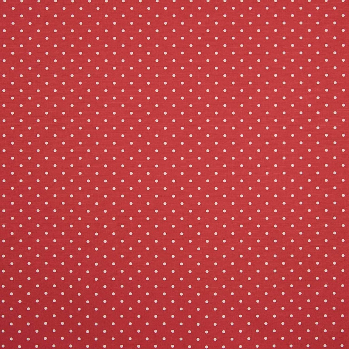 Red Casteller Poplin with White Polka Dots - Ribes y Casals