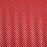Red Casteller Poplin with White Polka Dots - Ribes y Casals