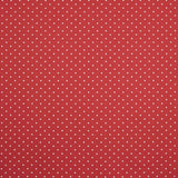 Red Casteller Poplin with White Polka Dots - Ribes y Casals