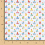 Retal Popelín Camisero Coches Listado 40x140 cm - Ribes y Casals