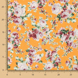 Retal Popelín Estampado Flamenca Cretona Amarillo Huevo 140x140 cm - Ribes y Casals