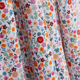 Organic Cotton Poplin Floral Bloom Orange - Ribes y Casals