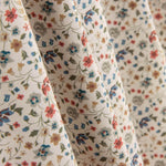 Rustic Floral Natural Cotton Poplin - Ribes y Casals