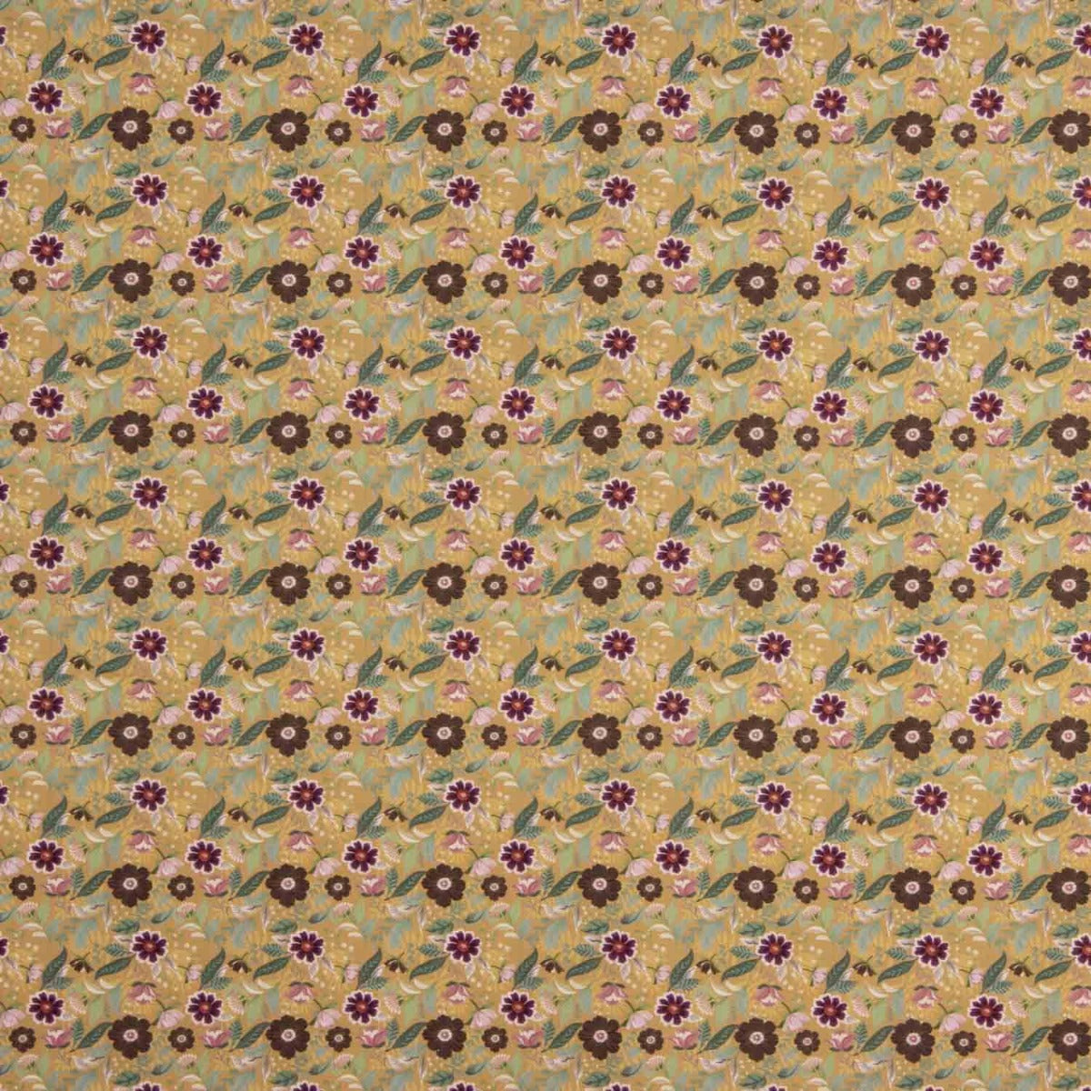 Vintage Floral Honey Cotton Poplin - Ribes y Casals