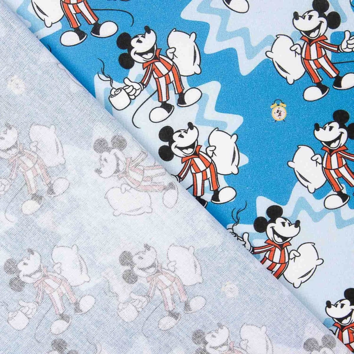 Popelín Cretona Mickey Pijama - Ribes y Casals