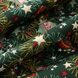 Poplin Christmas Balls Deco Green - Ribes y Casals
