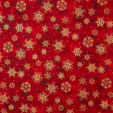 Christmas Poplin Star Red - Ribes y Casals