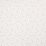 Organic Poplin Stars Gold - Ribes y Casals