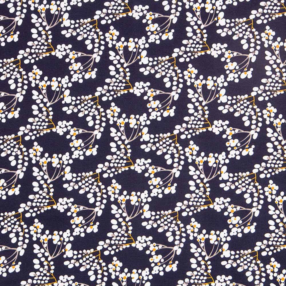 Organic Poplin Yoichi Dark Blue - Ribes y Casals