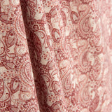 Terracotta Paisley Poplin - Ribes y Casals