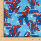 Blue Spiderman Poplin - Ribes y Casals