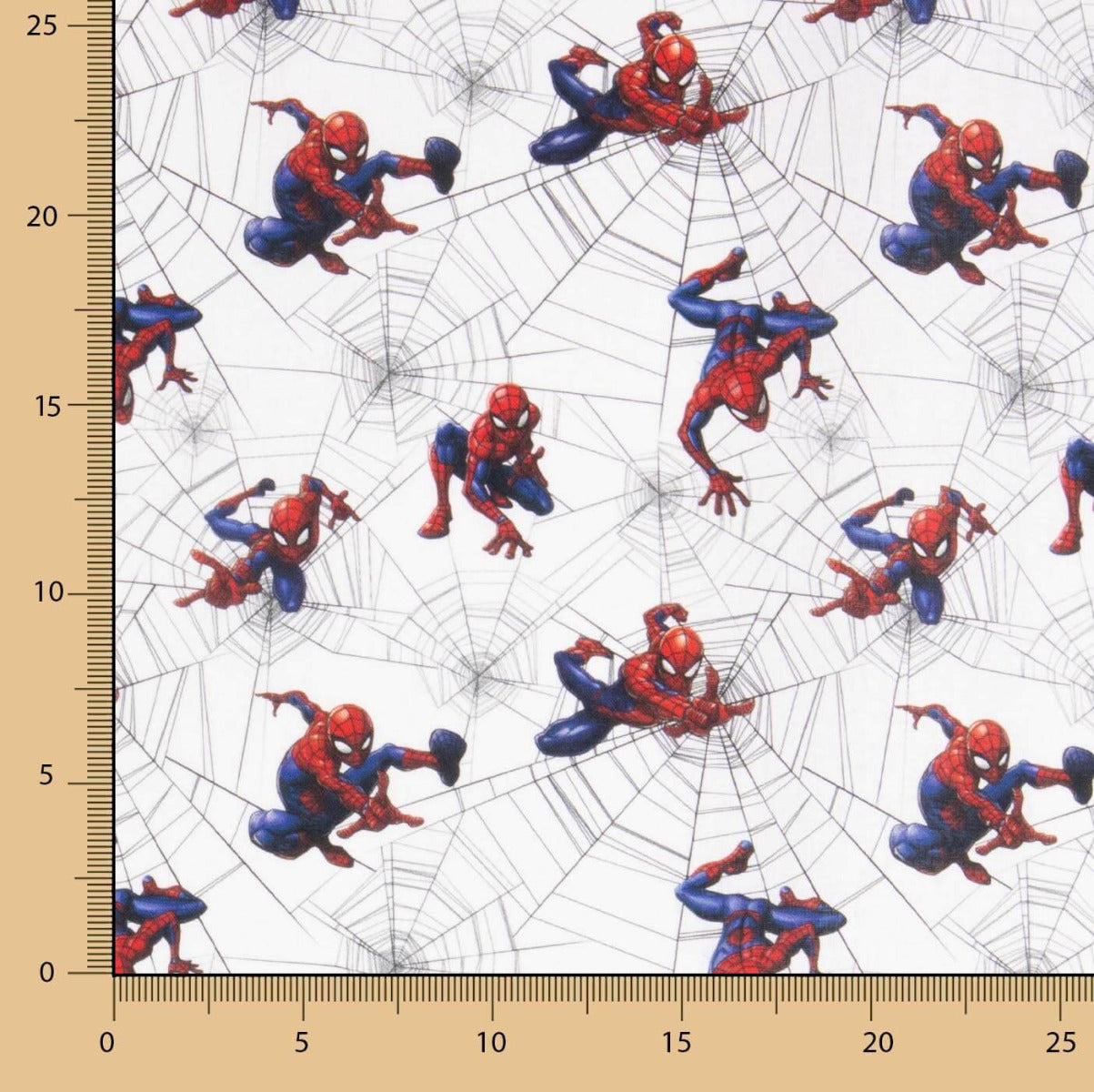 Spiderman White Poplin - Ribes y Casals