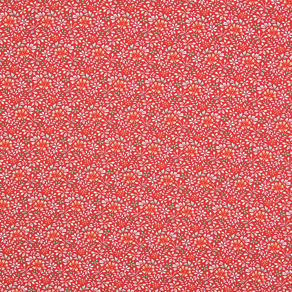 Viscose Poplin Irene Maroon - Ribes y Casals