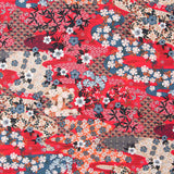 Viscose Poplin Red Tropical Wax - Ribes y Casals