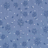 Blue Forest Cotton Poplin - Ribes y Casals