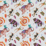 Cotton Kids Fabric Circus Ecru - Ribes y Casals