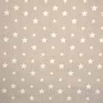 Cotton Poplin Stars Beige - Ribes y Casals