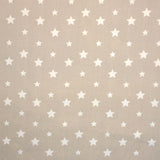 Cotton Poplin Stars Beige - Ribes y Casals