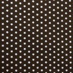 Cotton Poplin Stars Chocolate - Ribes y Casals