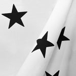 Cotton Poplin Stars Black - Ribes y Casals