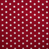 Cotton Poplin Stars Red - Ribes y Casals