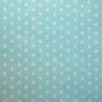 Cotton Poplin Stars Aqua - Ribes y Casals