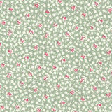 Poplin Cotton Small Flower Water - Ribes y Casals