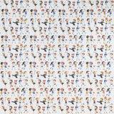 Cotton Kids Fabric Sports Ecru - Ribes y Casals