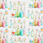 Poplin Cotton Bottles Multicolored - Ribes y Casals