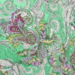 Poplin Cachemir Ground Green - Ribes y Casals