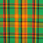 Madras Poplin Cotton Green Orange - Ribes y Casals
