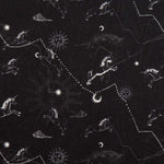 Poplin Cotton Cronos Black - Ribes y Casals