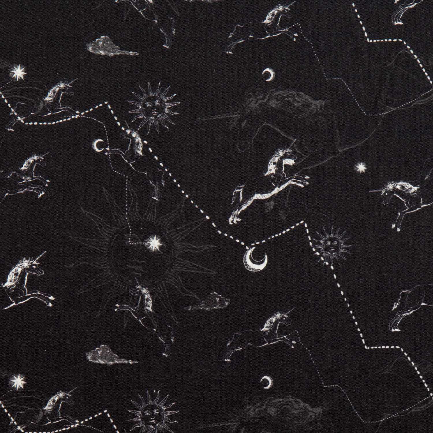 Poplin Cotton Cronos Black - Ribes y Casals