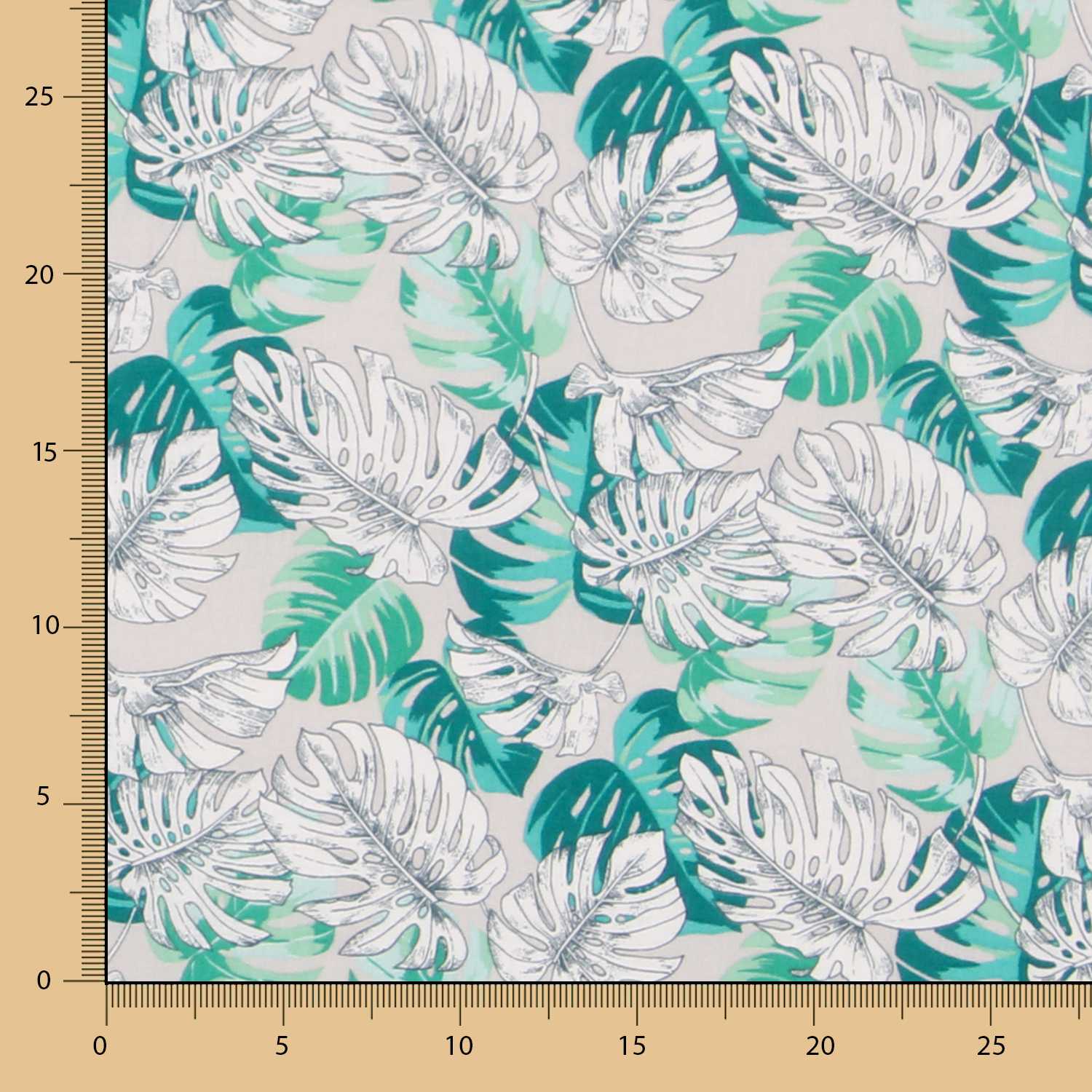 Cotton Poplin Green Brazil - Ribes y Casals