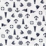 Navy Cotton Poplin - Ribes y Casals