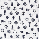 Navy Cotton Poplin - Ribes y Casals